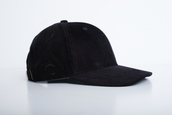 Corduroy Baseball Cap - Black