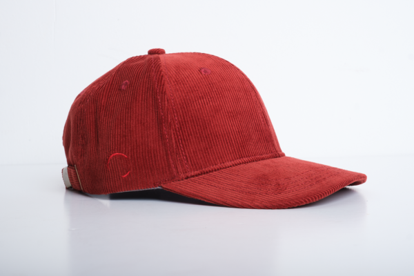 Corduroy Baseball Cap - Red