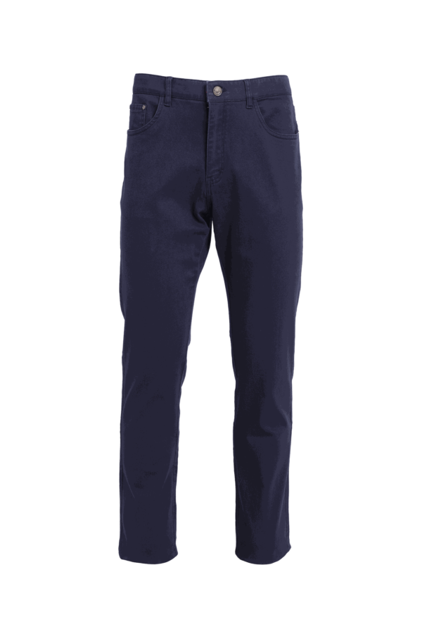 Cotton Jeans - Navy - Image 2