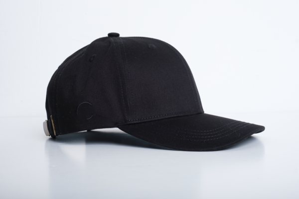 Cotton Black Twill Dyed Baseball Cap