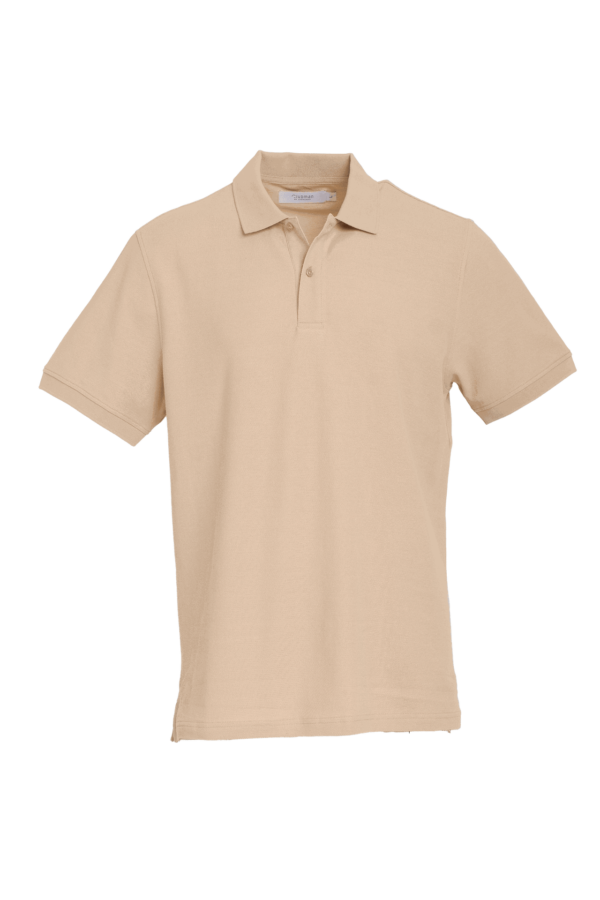 Premium Cotton Polo - Tan