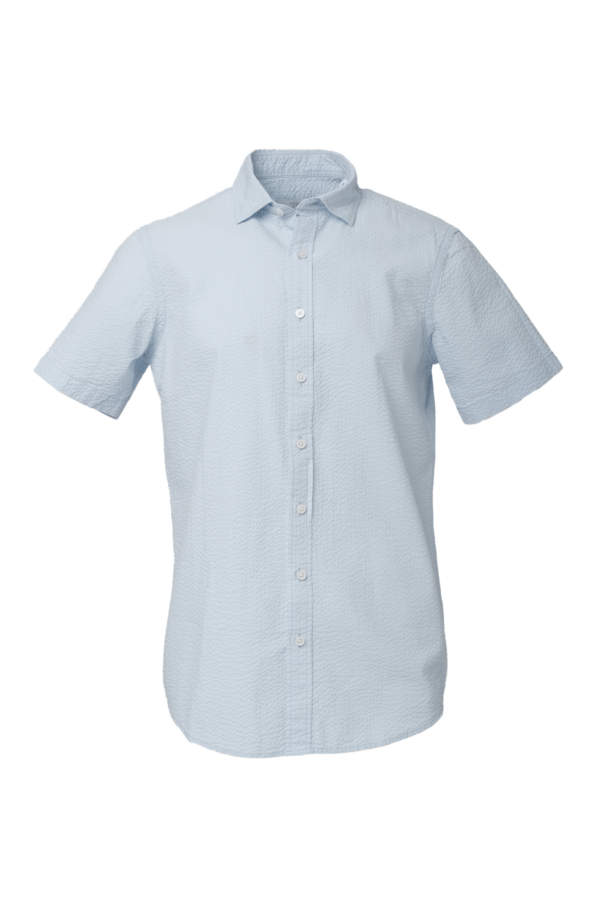 Blue/Country Air Cotton Woven Shirt