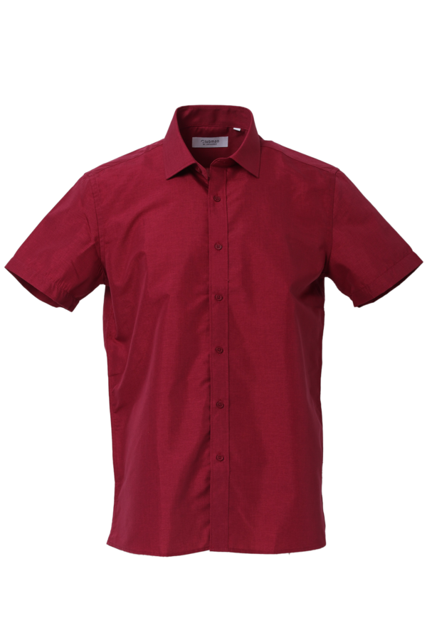 Mens Short Sleeve Shirt - Red