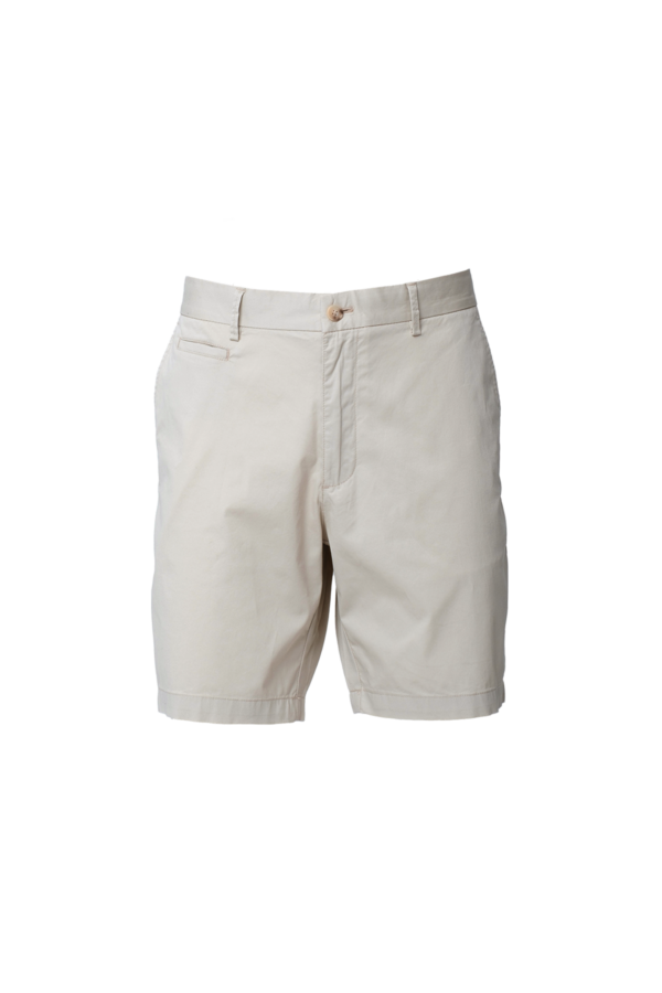 100% Tan Cotton Chino Shorts - Image 2