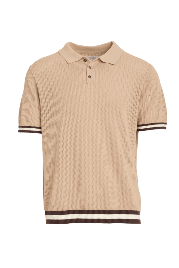 Sweater Polo - Taupe