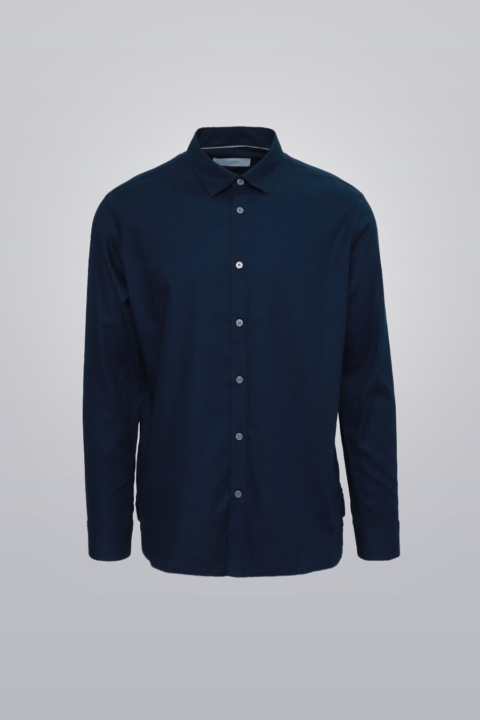 Oxford dress shirt for men, long sleeve button-down in cotton blend with regular fit
