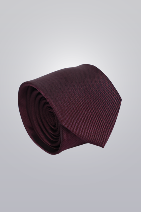 Burgundy Twill Tie