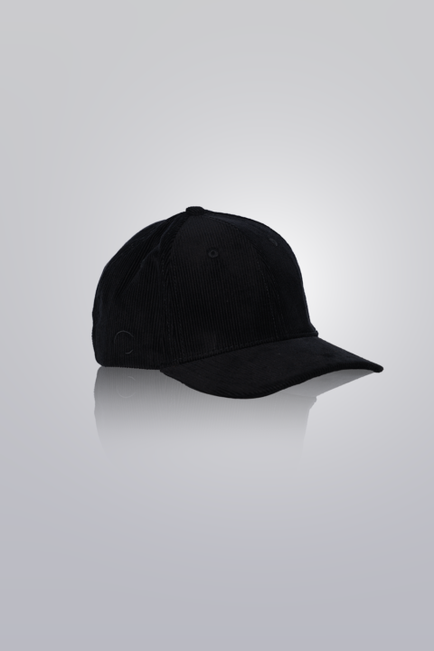 The Corduroy Baseball Cap - Black is made from cotton corduroy. Classic fit.