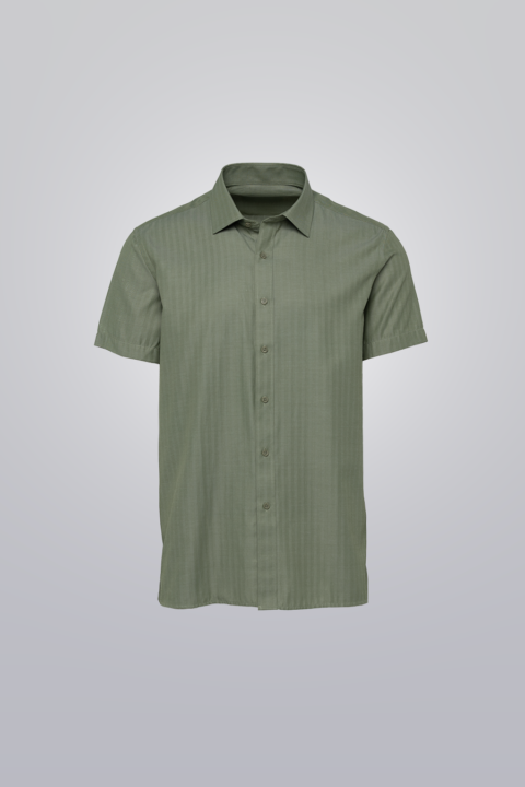 Men’s Sage short-sleeve cotton shirt by Clubman by Leonardo, regular fit