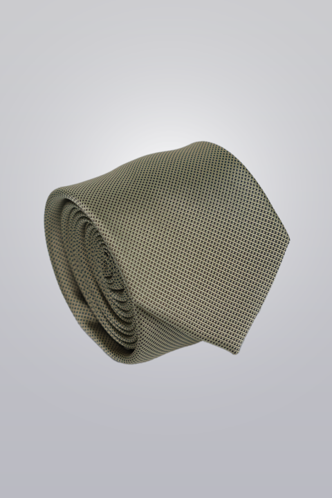 Green Piqué Tie