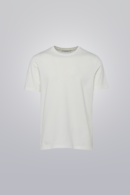 Men’s white premium cotton T shirt by Clubman by Leonardo, heavyweight, true-to-fit