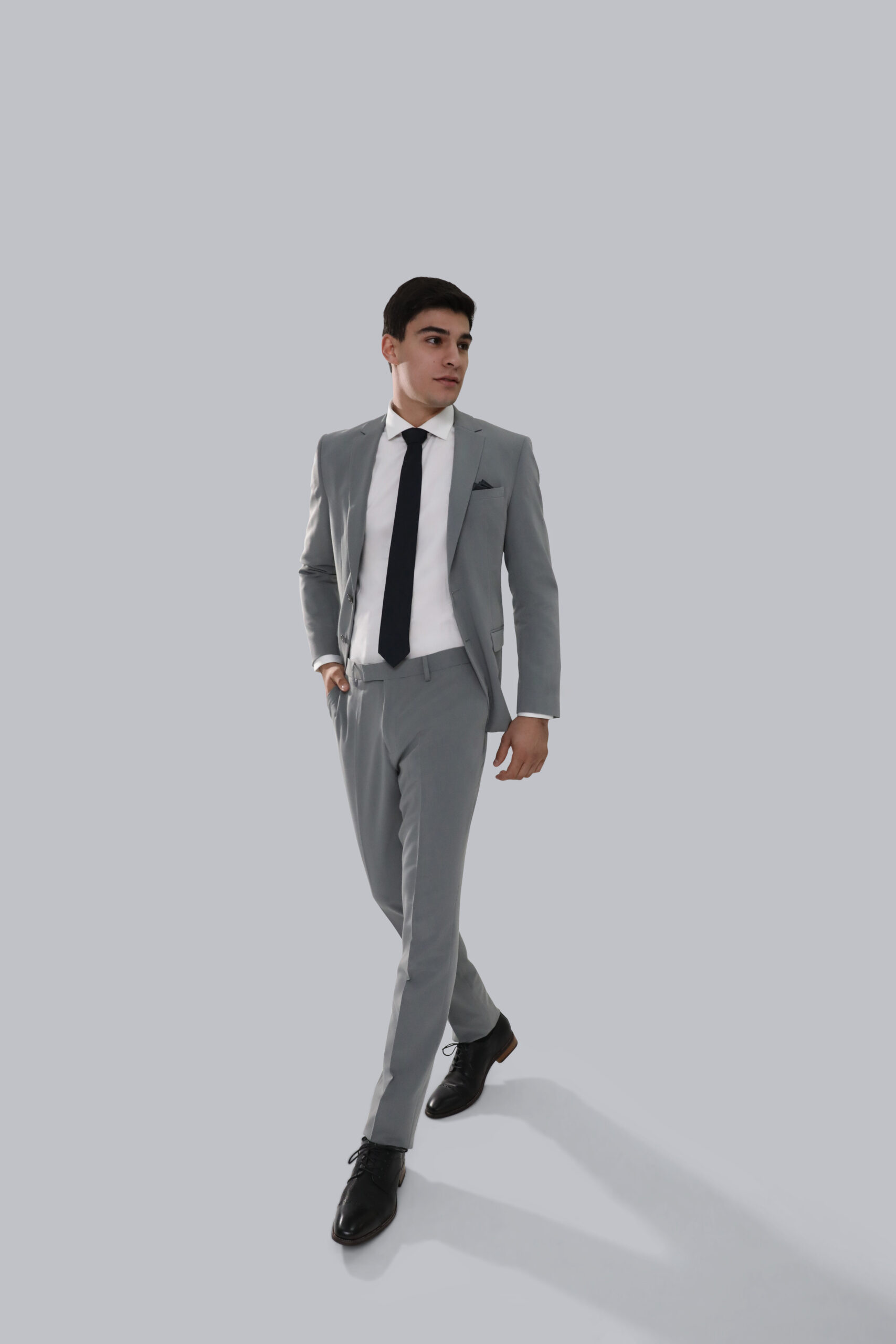 Technical Suit Grey Model