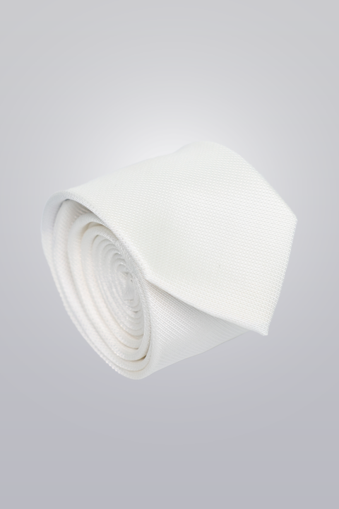 White Twill Tie