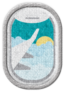 BOARDING PASS PATCH (MOCHILEANDO X CLUBMAN)