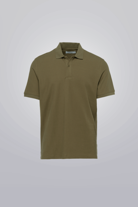 Cotton Polo - S, Green
