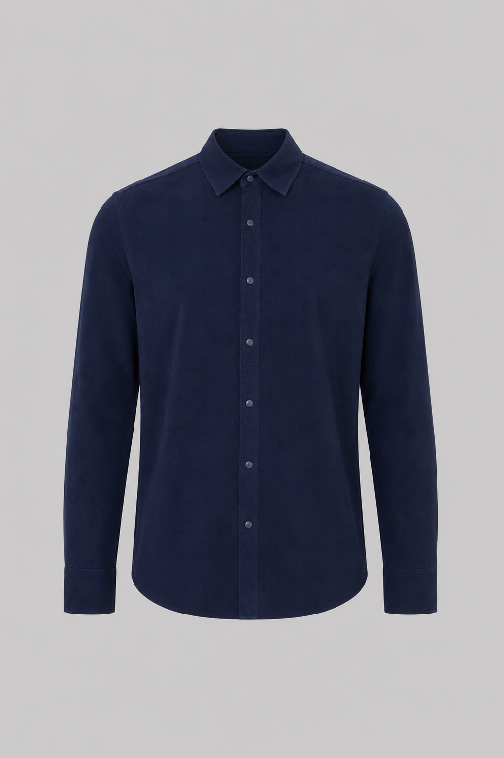 Textured Long Sleeve Shirt Navy textured long sleeve shirt for men