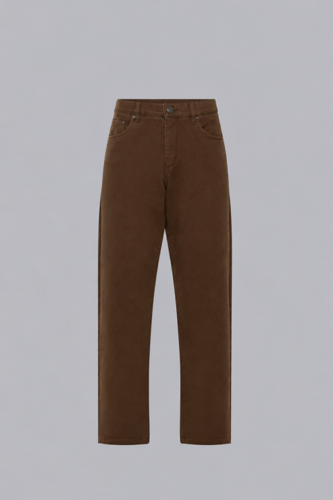 Denim Wide Jean - Dark Brown, 30W