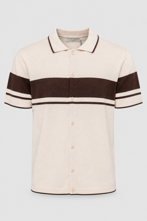 Button-Down Sweater Polo