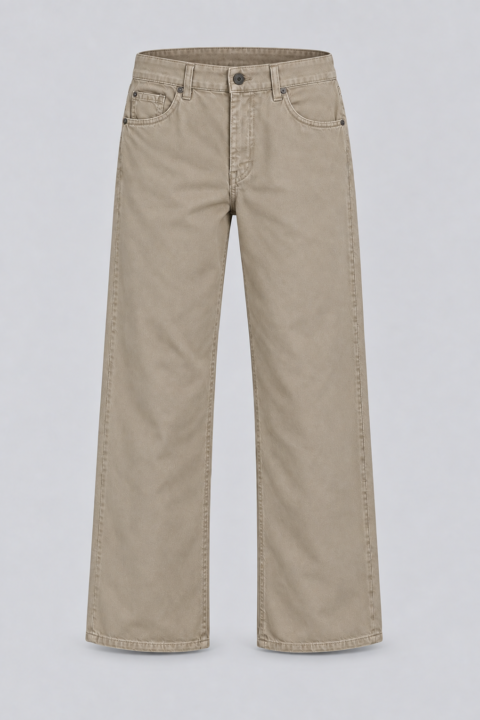 Denim Wide Jean - Tan, 28W
